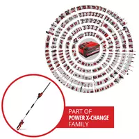 Cl. Telescopic Hedge Trimmer GC-HH 18/45 Li T-Solo