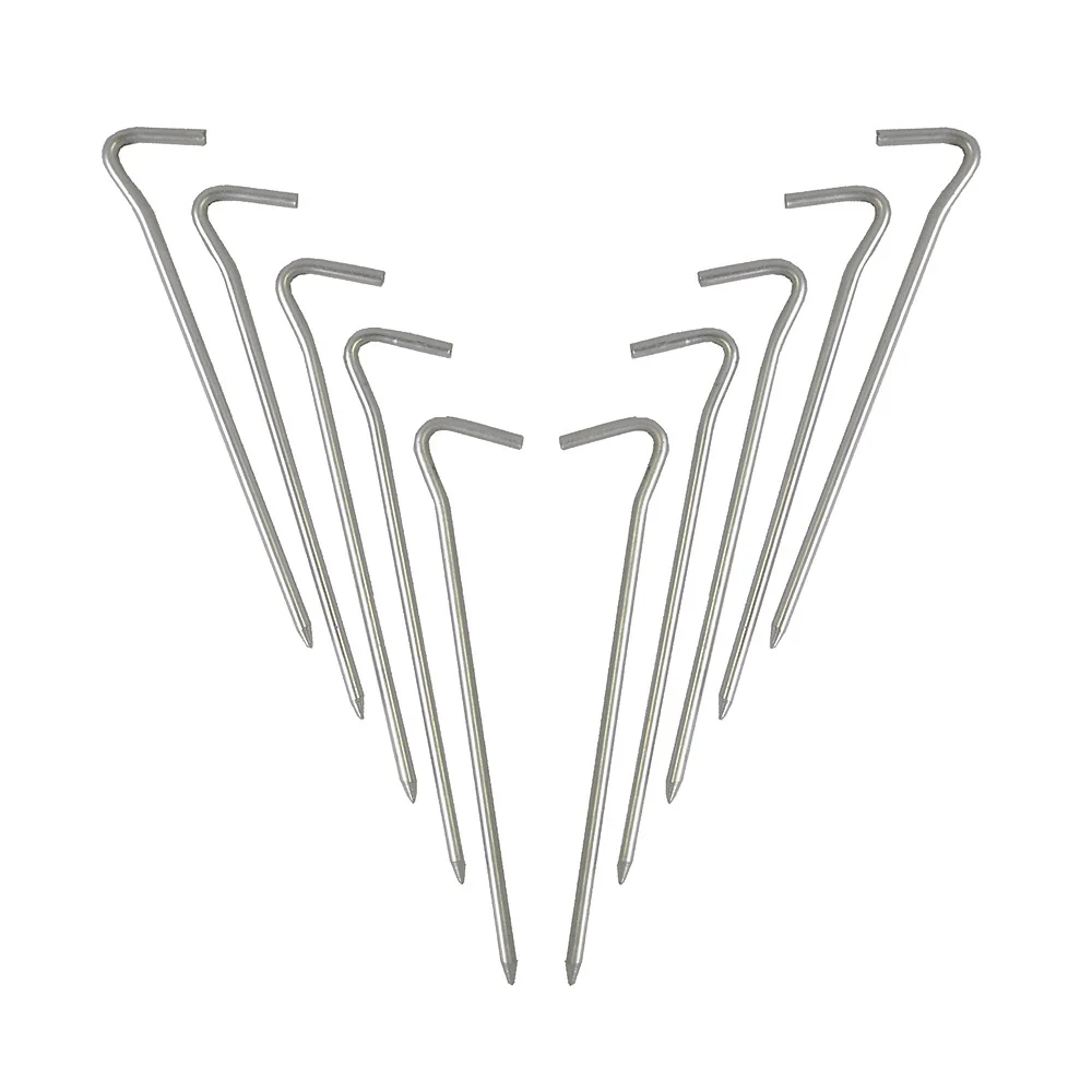 Package of 10 ALUMINUM Pegs 18.5 CM