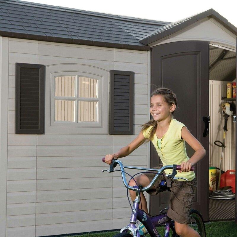 2025 Side Entry 15 ft. W x 8 ft. D Plastic Storage Shed