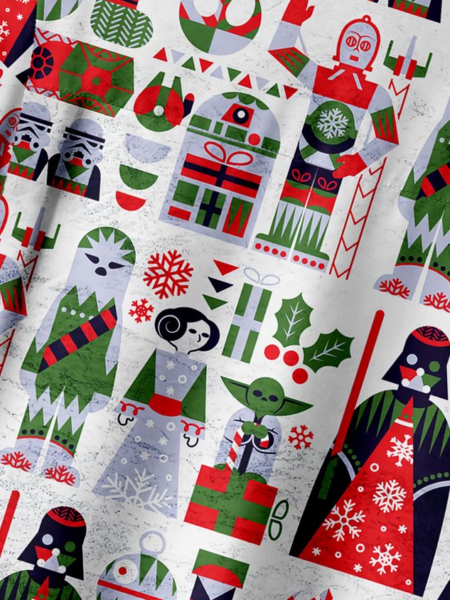 Christmas Chest Pocket Short Sleeve Shirt