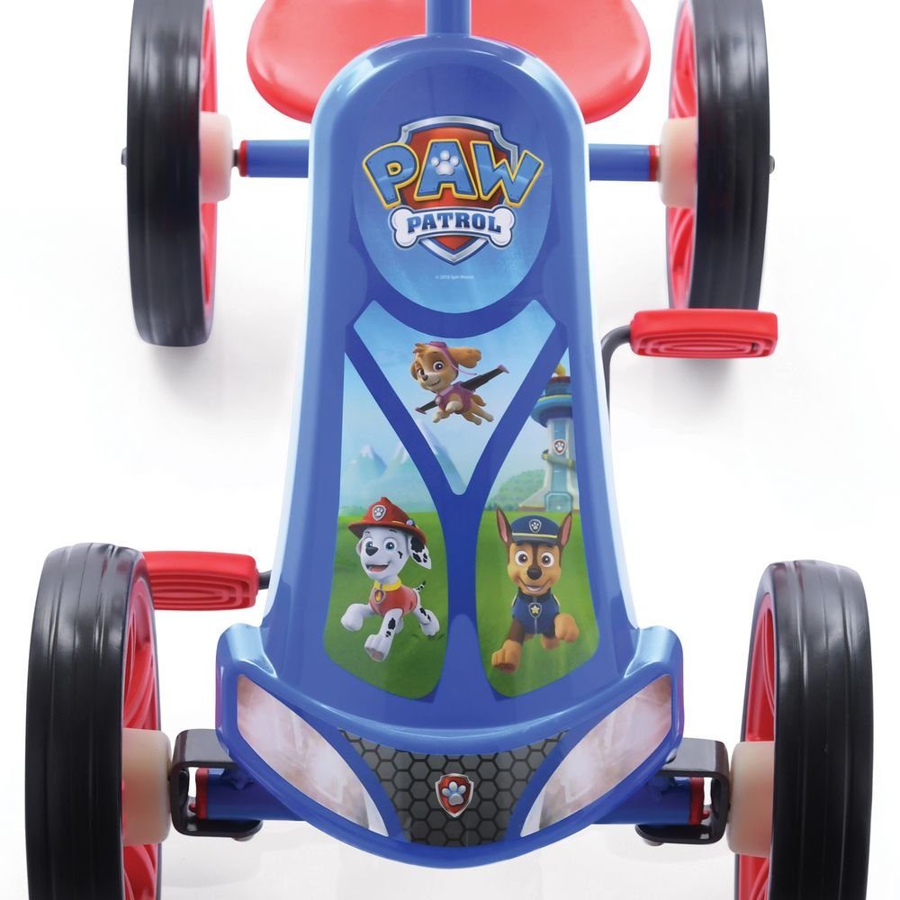 Hauck Tretfahrzeug Turbo II (2-4 Jahre) - Paw Patrol - Blue, Tretauto Pedal Go-Cart für Kinder ab 2-4 Jahre, verstellbarer Sitz